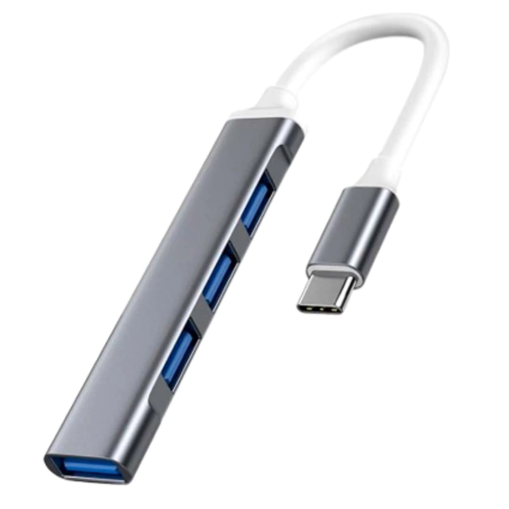 Hub USB Tipo C a 4 Puertos USB
