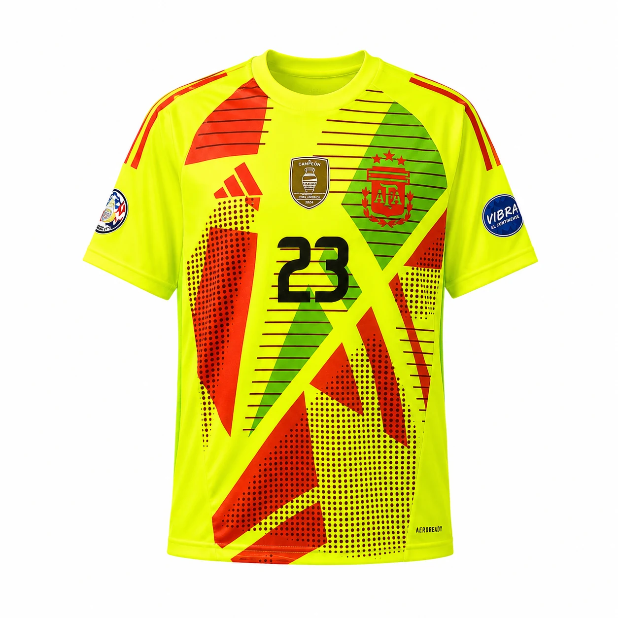 Camiseta Selección Argentina Copa América 2024 Dibu Martinez amarilla