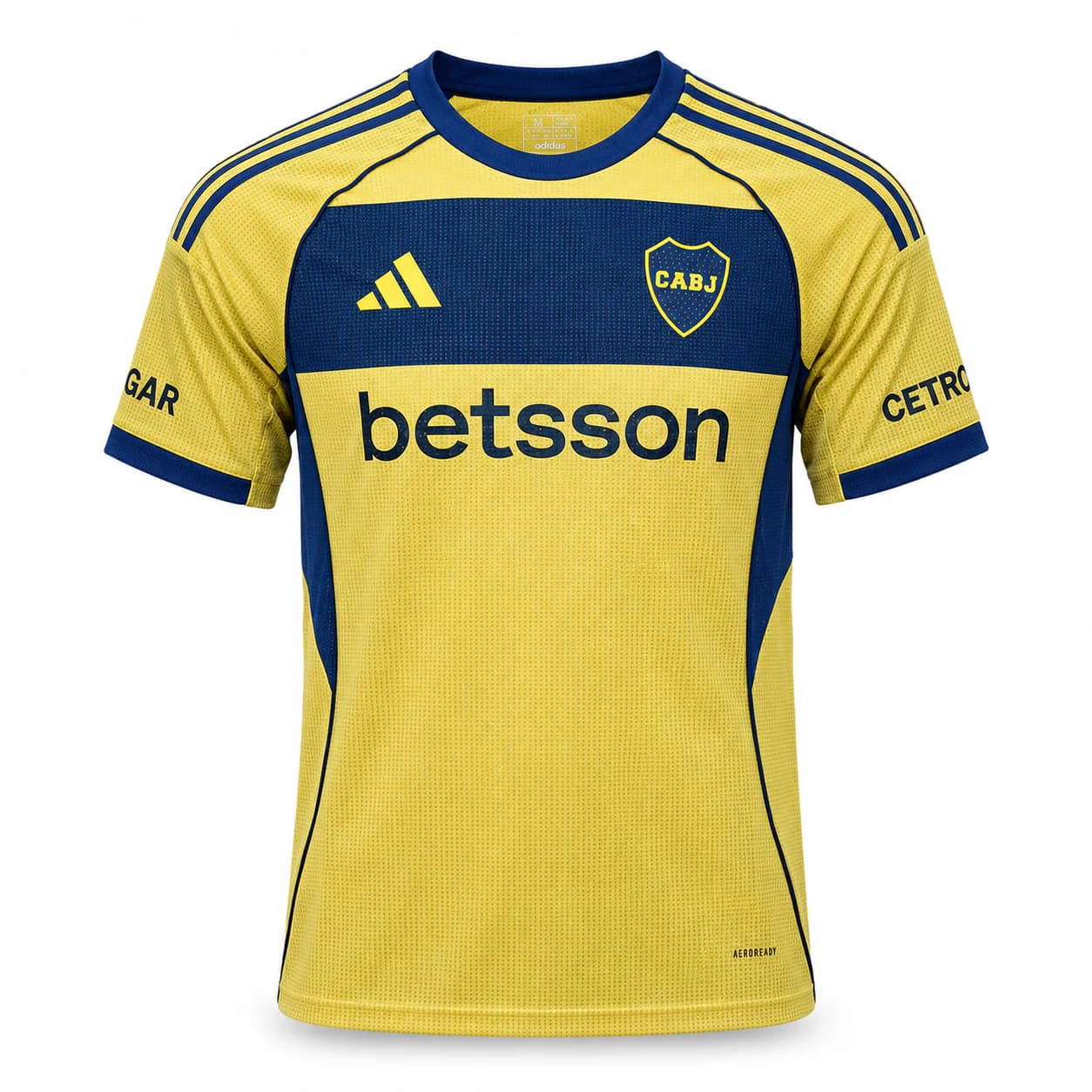 Camiseta Boca Juniors suplente amarilla y azul