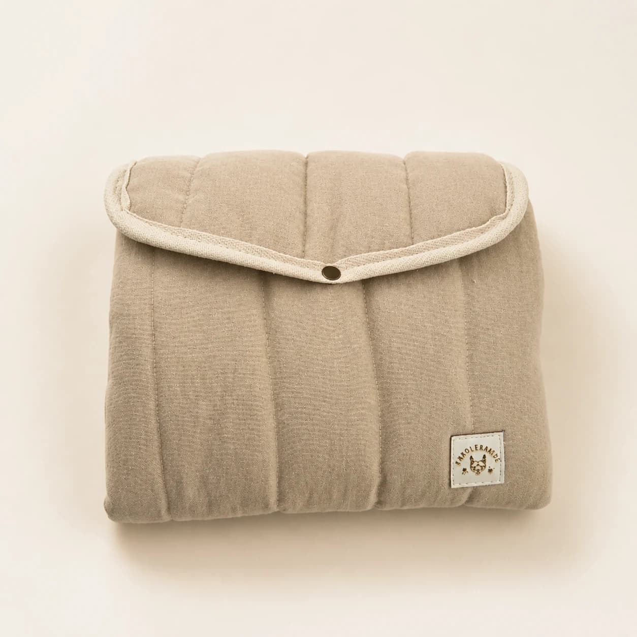 Cambiador portátil de tusor beige Farolera Kids